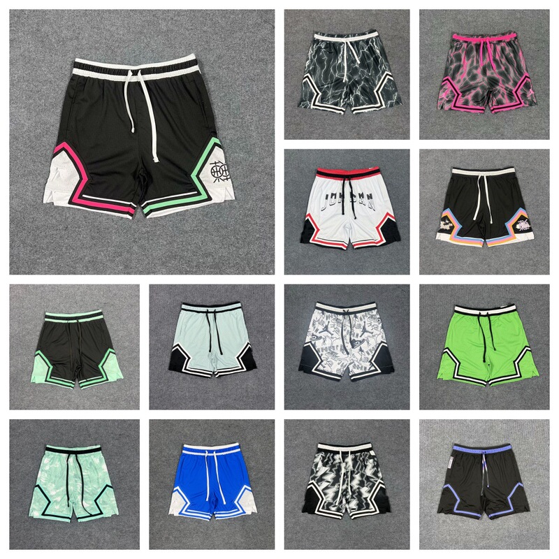 American-Style Basketball Shorts, Quarter-Length Pants, Loose-Fitting Sports Training Pants, Summer Casual Versatile Quick-Drying Sweat-Wicking