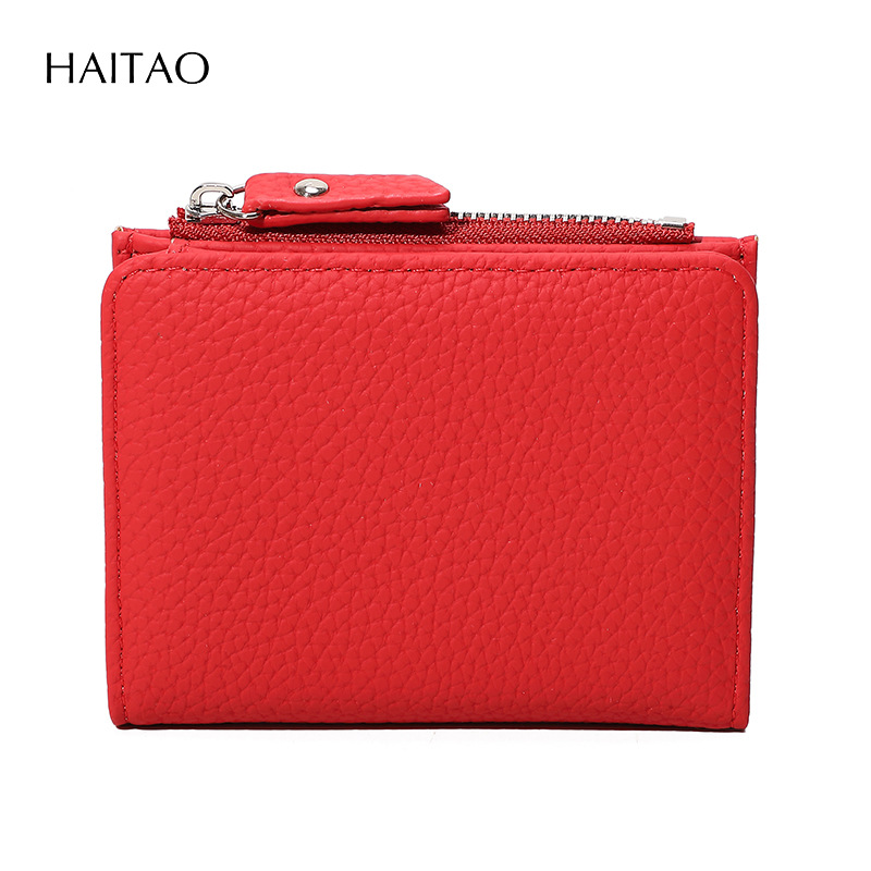 Nuevo estilo simple transfronterizo simple corto estilo japonés billetera de damas de gran capacidad bolsa de cambio