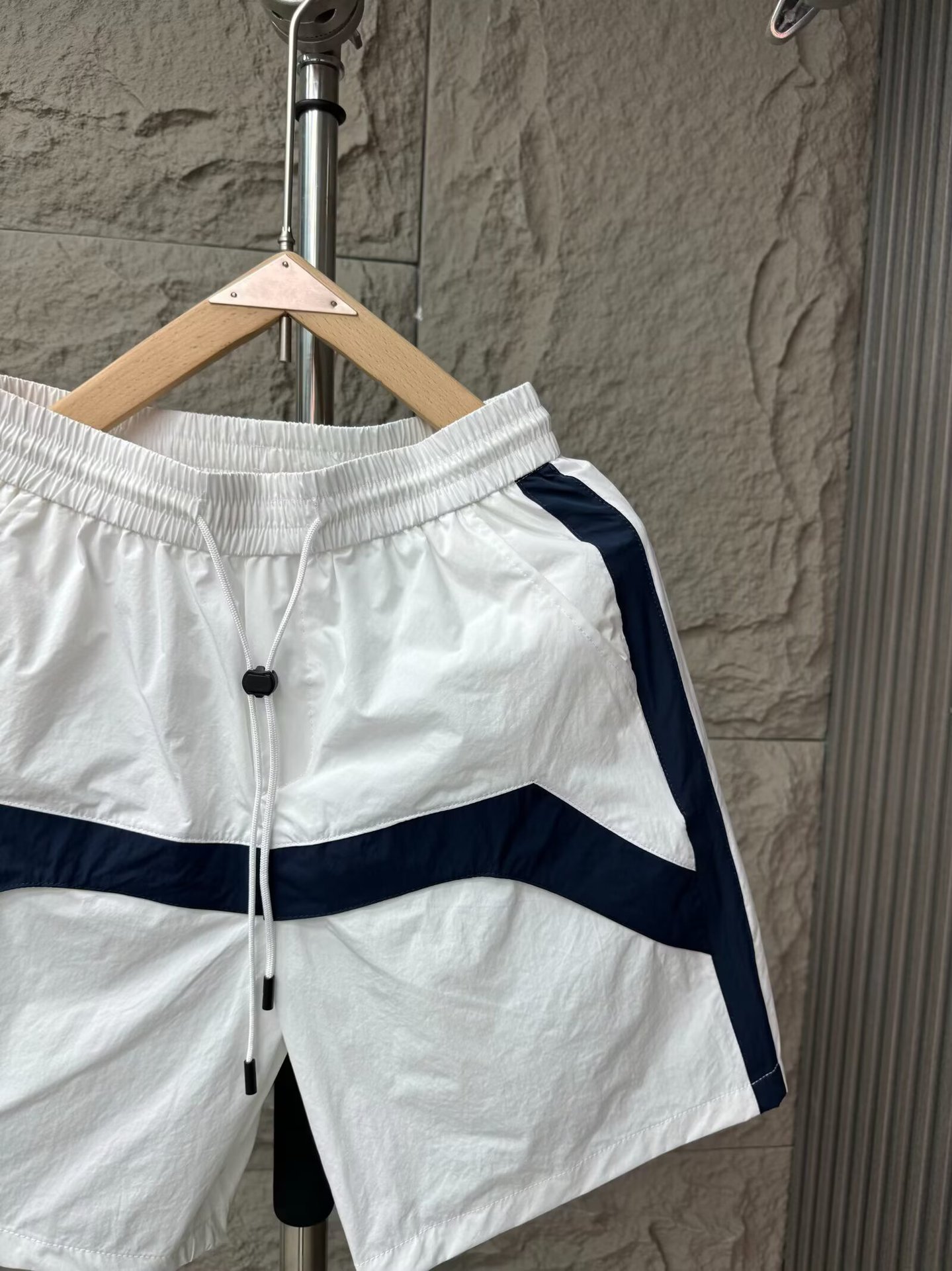 Men's Clothing Men's Summer Color Block Quick Drying Breathable Casual Shorts Versatile Trendy Five Point Mid Length Beach Sports Cool Pants_viptrois.com