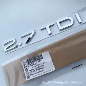 Audi dizel 2.7TDI 1.9 2.0 3.0TDI yerdəyişmə arxa loqosu