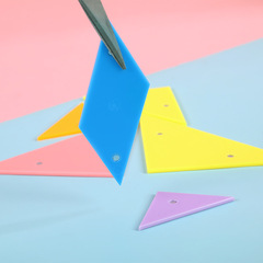 Children's early education tangram magnet puzzle teaching aids magnetic primary school students classroom cognitive graphics DIY educational toys