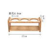 Moriyu source manufacturer round square bamboo wood rack wooden oil pot oil bottle seasoning tank oil pot storage rack