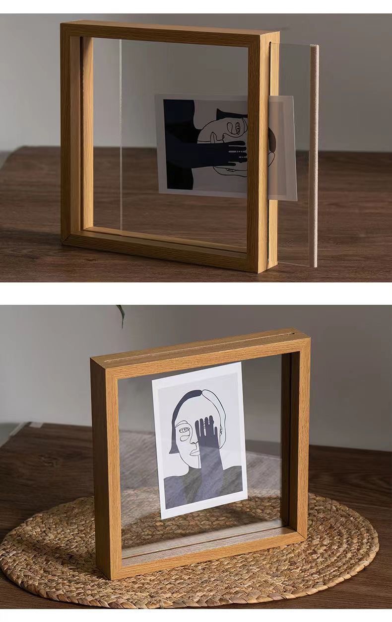 Elegant frame in black walnut