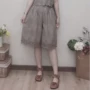 宽松薄款复古森系阔腿裤