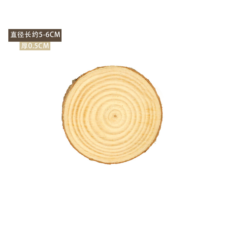 Diameter 5-6cm, thickness 0.5