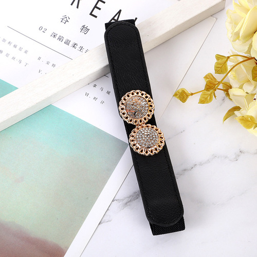 Factory Wholesale Women's Dress with Elastic Waistband, New and Versatile Fashion Down Jackets with Black Waist Belt