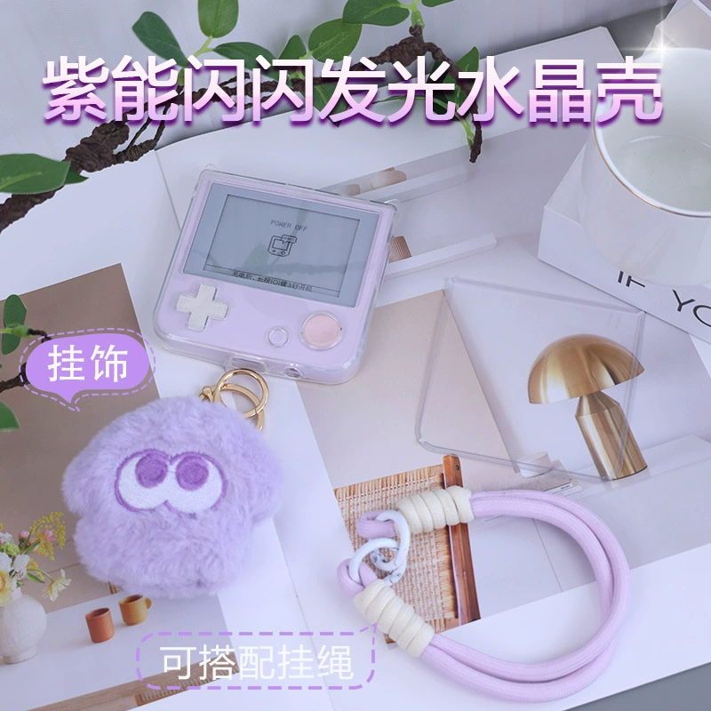 Подходит для карманной машинки BaiCiZhan стандарт 1.0, хрустальный чехол «Purple Power Can Win», высокоэнергетический кулон