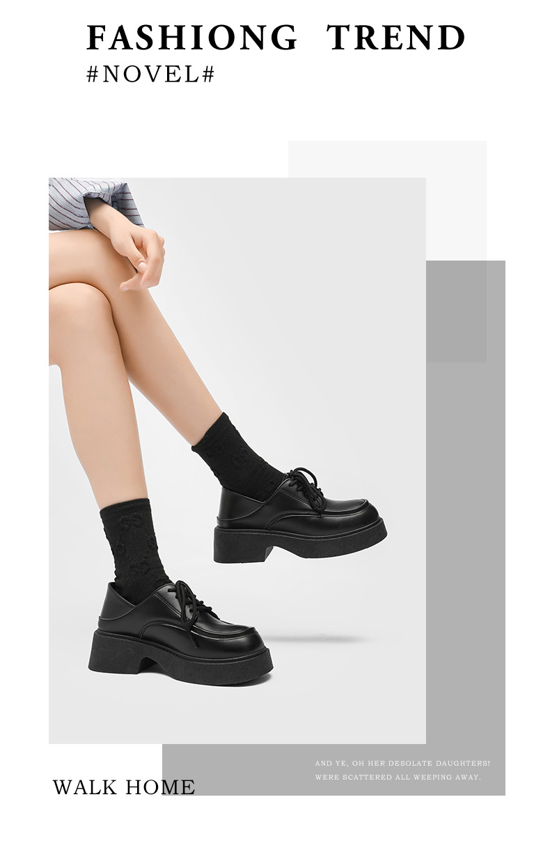 ShoeVault Large Leather Couple Style Japanese Short Boots 2025 Spring New Derby High Appearance Teen Boys Shoes Dropshipping_voghion.com