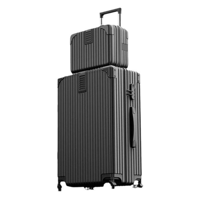 Maleta con ruedas para equipaje, maleta de gran capacidad para mujer, rueda universal silenciosa, maleta de cuero con contraseña de 24 pulgadas para hombre, nuevo