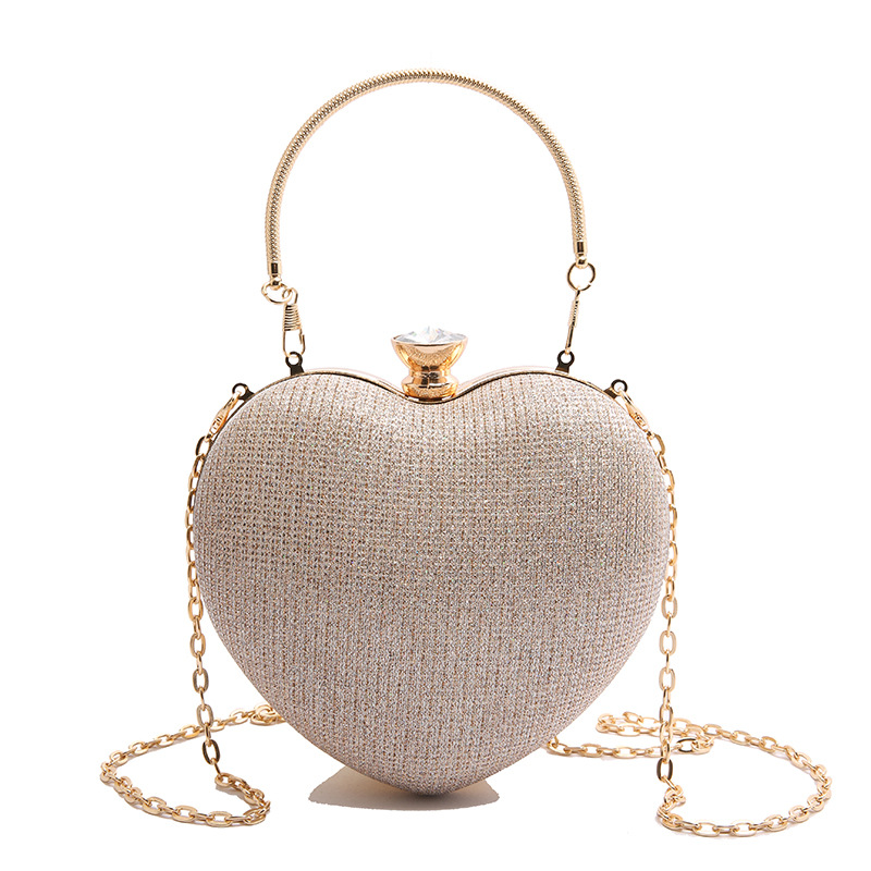 Borsa a tracolla a forma di cuore pochette elegante da donna_voghion.com