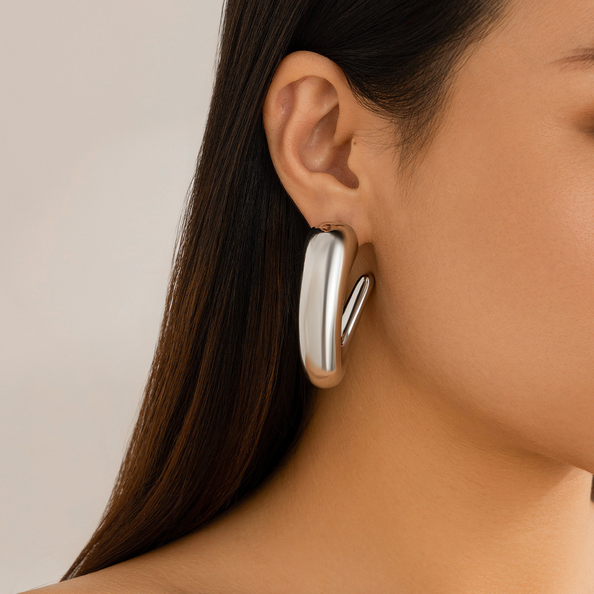 15g Weight Alloy Ear Needle Material Earrings Classification 1 Pair Quantity Holiday, Travel Occasion CCB, Alloy Material Geometric Pattern Women's Gender Plating Design Casual, Elegant, Lady Style 1 Pair Casual Elegant Lady Geometric Plating CCB Alloy Earrings 45