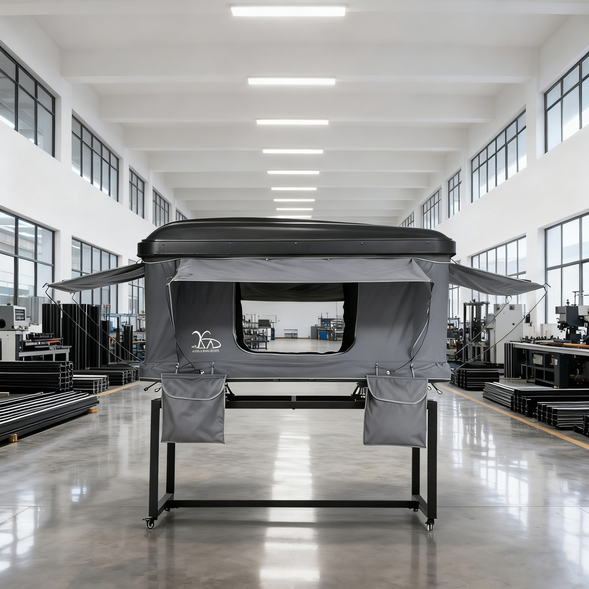 Carpa de techo automática para automóviles SUV de uso general para viajes de campamento al aire libre carpa de autoconducción