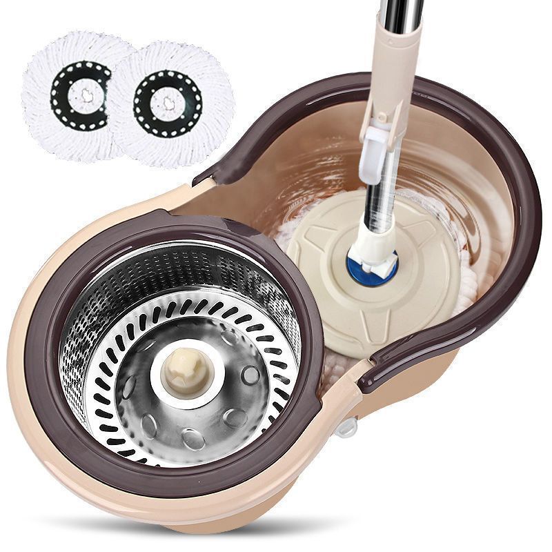 Low-Price Promotional Household One-Pull Clean Rotating Mop Bucket, Magic Mop with Dual-Drive Mop Head