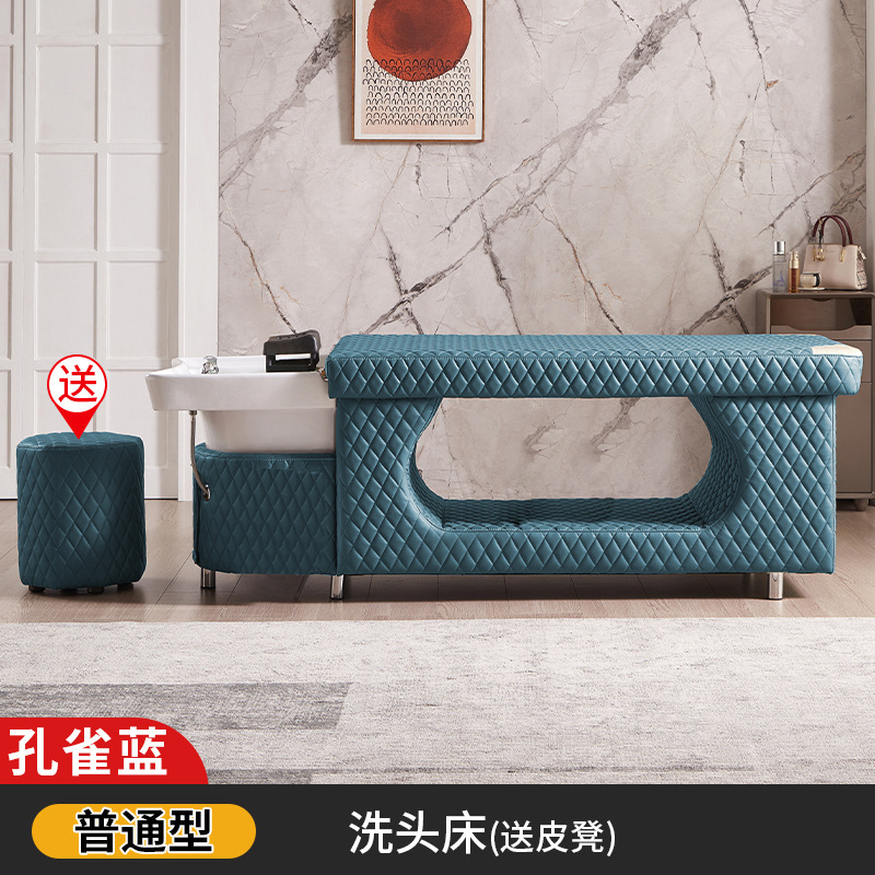 Masaje cabeza terapia cama peluquería especial peluquería salón de belleza calentador de agua temperatura constante circulación de agua fumigación tailandés cama de champú