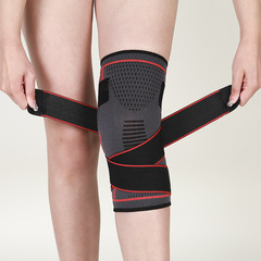 Manufacturer's Outdoor Cycling Fitness Running Men and Women Breathable Slip-Resistant Nylon Knit Compression Sports Knee Support Straps
