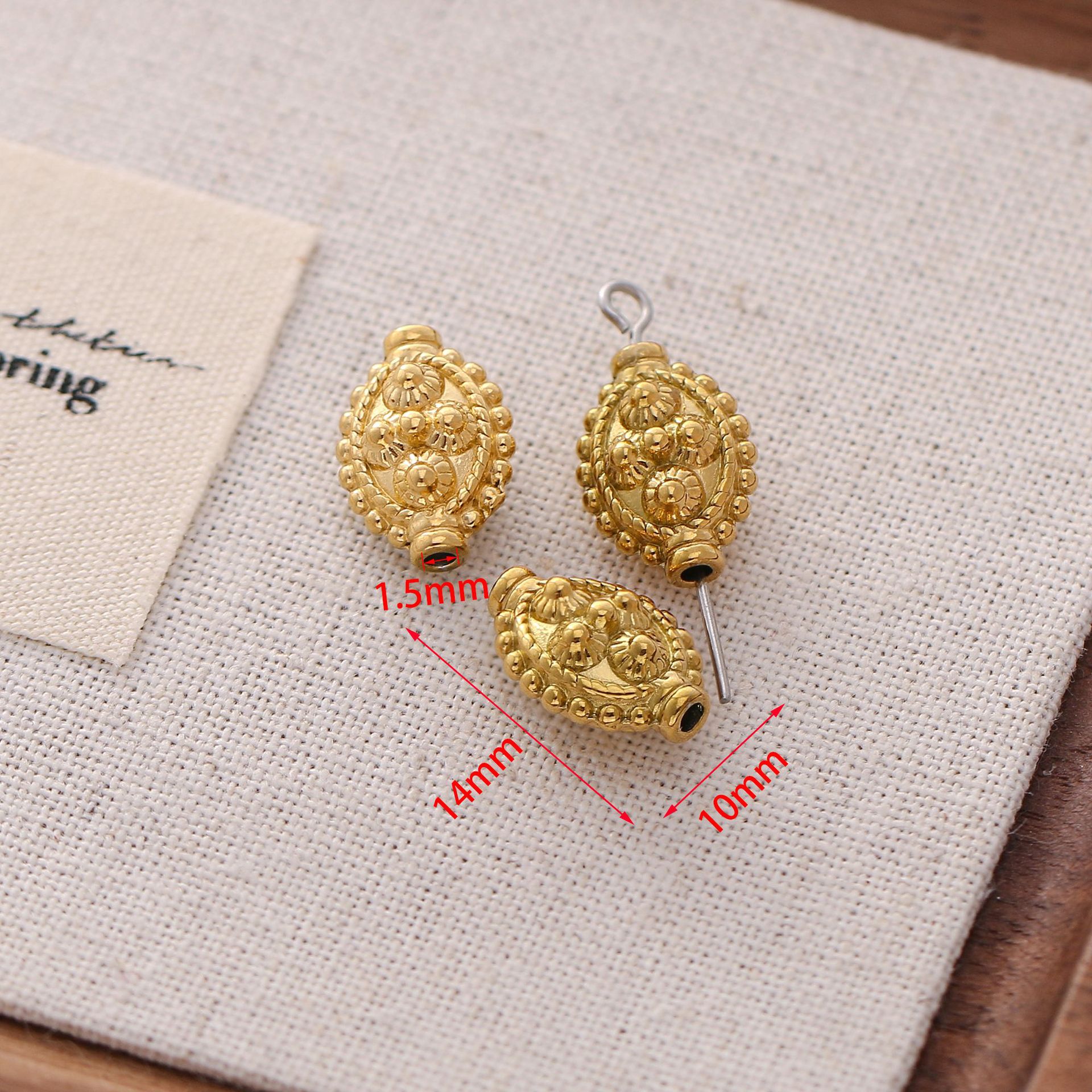 304 Stainless Steel Material 3 PCS/Package 304 Stainless Steel Tortoise Angel Life Tree DIY Ornament Accessories Pendant