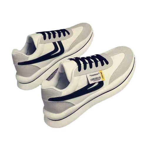  Spring and Autumn Men's Korean Style Fashion Casual Shoes, Cross-border Wholesale, Flying Weave Trendy Men's Sports Shoes