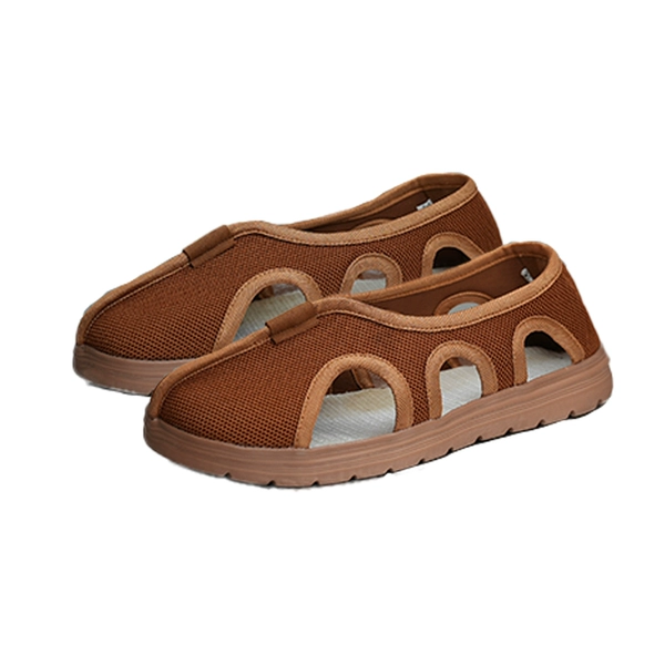 Beaded Brohan Shoes Earthy Yellow
