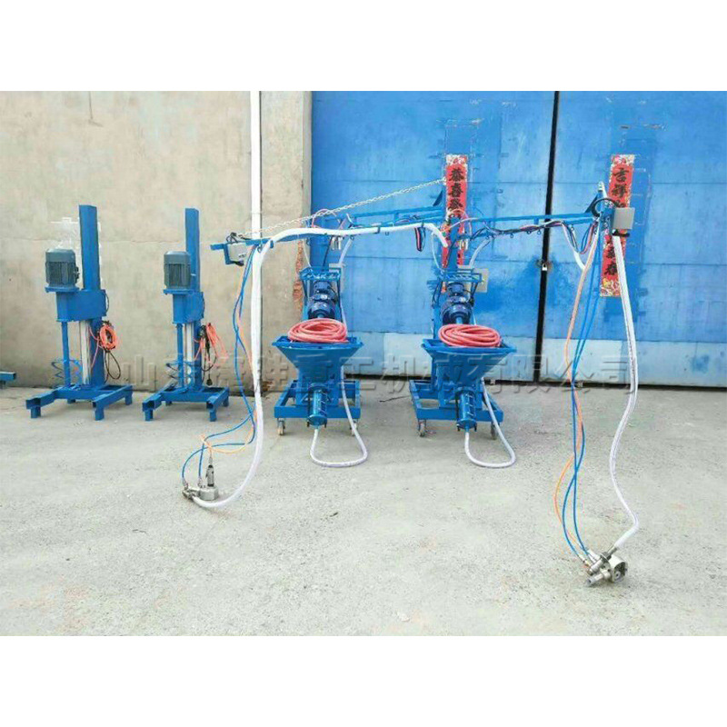 小型窗套砂浆喷涂机 GRC玻璃纤维丝喷浆机 立式建筑业用喷射机