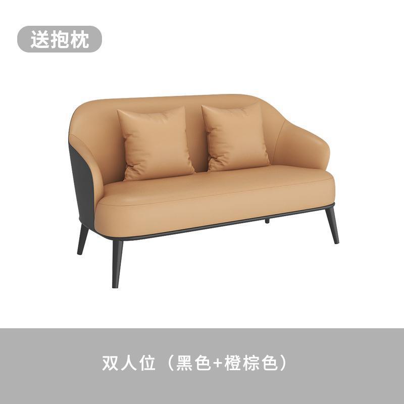 Mesa y silla de recepción Oficina de ventas Balcón de hotel de lujo simple Salón de belleza ocio Sofá para una sola reunión image 26
