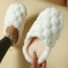 Imitation rabbit fur checkered