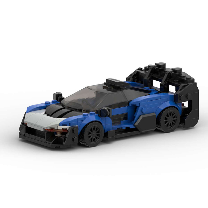 MOC Building Blocks Compatible with Lego McLaren Senna GTR Creative Assembly sports car Racing Gift Small Particle Puzzle
