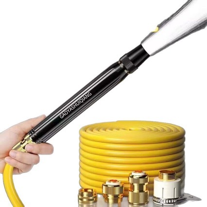 Black King Kong car wash water gun for home use, high-pressure nozzle, tap water hose, pressure-boosting, foreign trade brand