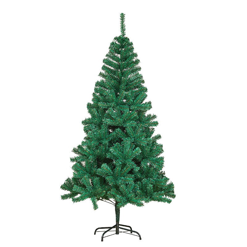 Hochwertiges PVC-Weihnachtsbaum-Set für private und gewerbliche Dekoration – verschiedene Größen (0,6 m–3 m) mit realistischen grünen Zweigen_voghion.com