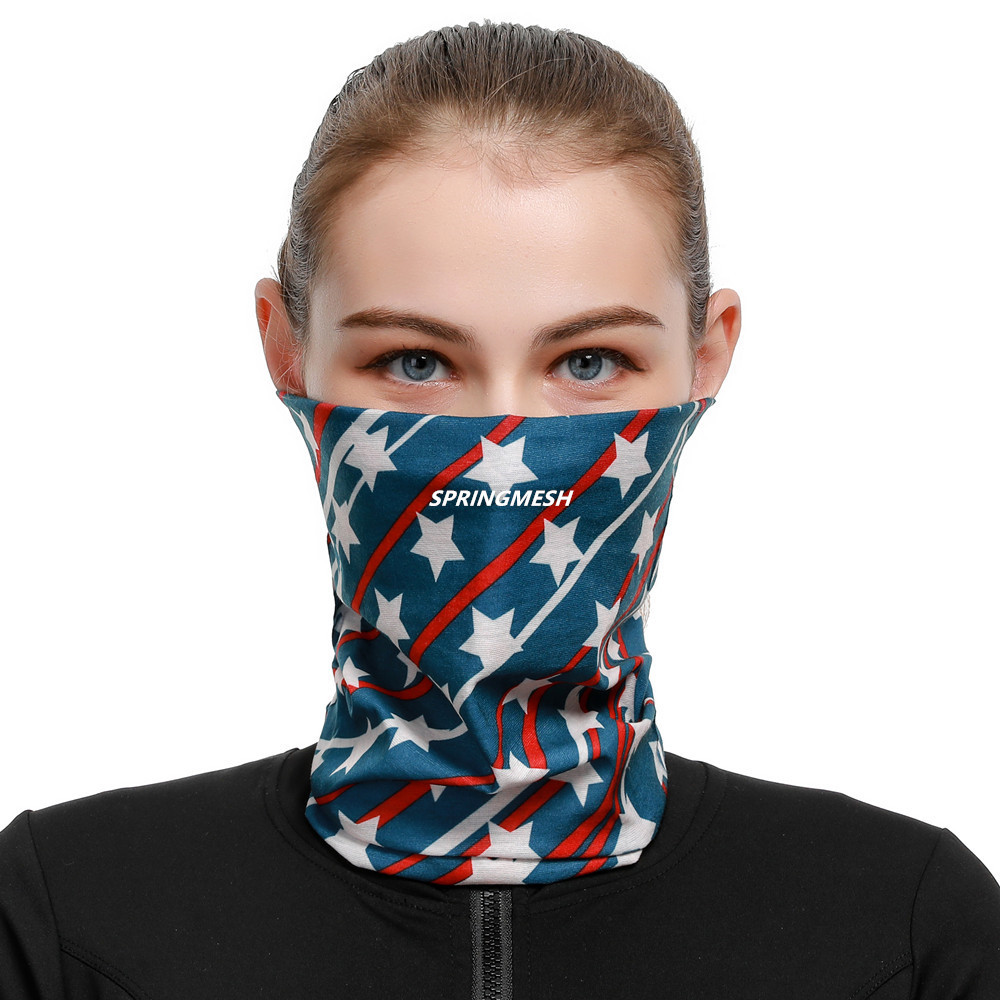 American Independence Day star headband, new European and American style, wide elastic headband with printed design, suitable for sports, yoga, and as a hair tie