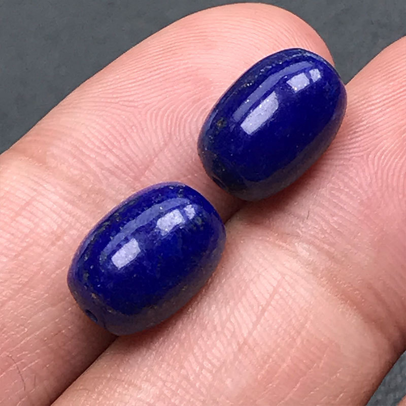 天然ラピスラズリバレルビーズルースビーズスペーサービーズトップビーズウエストビーズアクセサリー diy ブレスレットネックレスアクセサリー|undefined