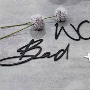 Трехмерное украшение для дверного проема в английском стиле, черные линии, декор для спальни и ванной комнаты, простой настенный декор для ванной.