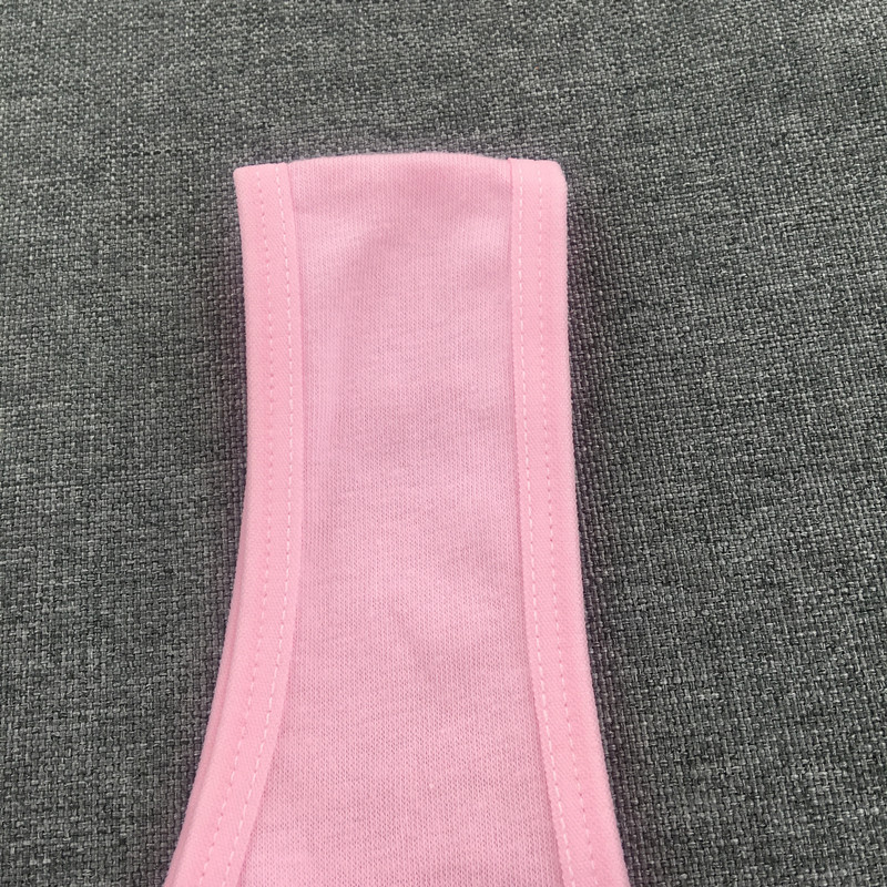 Color sólido algodón medio y grande niños ropa interior de niñas de escuela secundaria estudiantes de primaria envuelto pecho niñas desarrollo deportes chaleco ropa interior