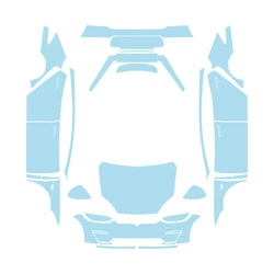 21-26 Models Tesla Model S Invisible Car Cover Tpu Pre-Cut Paint Protection Film Anti-Scratch (Car paint protective film) - transparent-tpu-21-26-tesla-models
