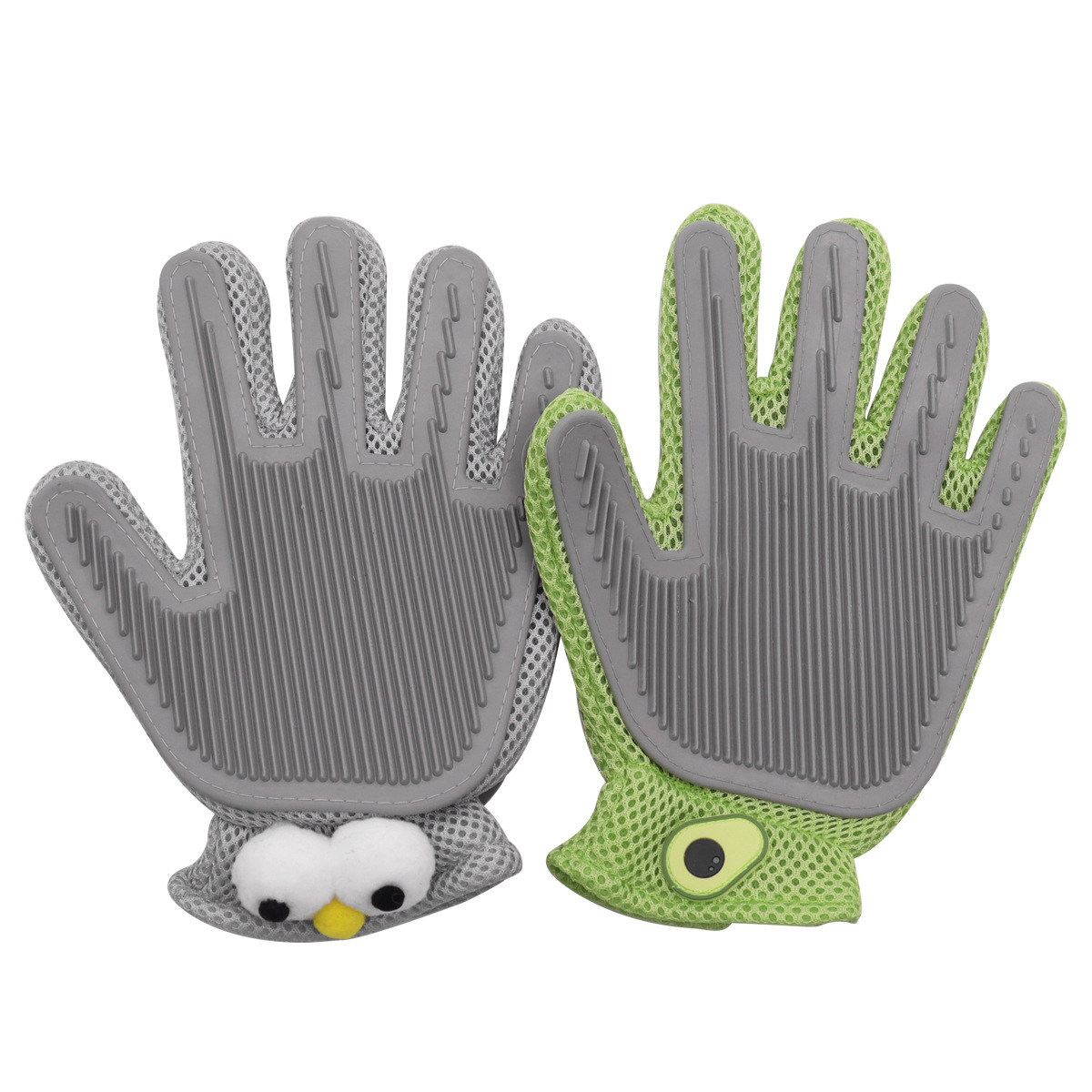 Limpieza del pelo de las mascotas, eliminación del pelo flotante, guantes de gato, depilación de gatos, cepillo de depilación de mascotas de doble cara, artefacto de cepillo de pelo de gato