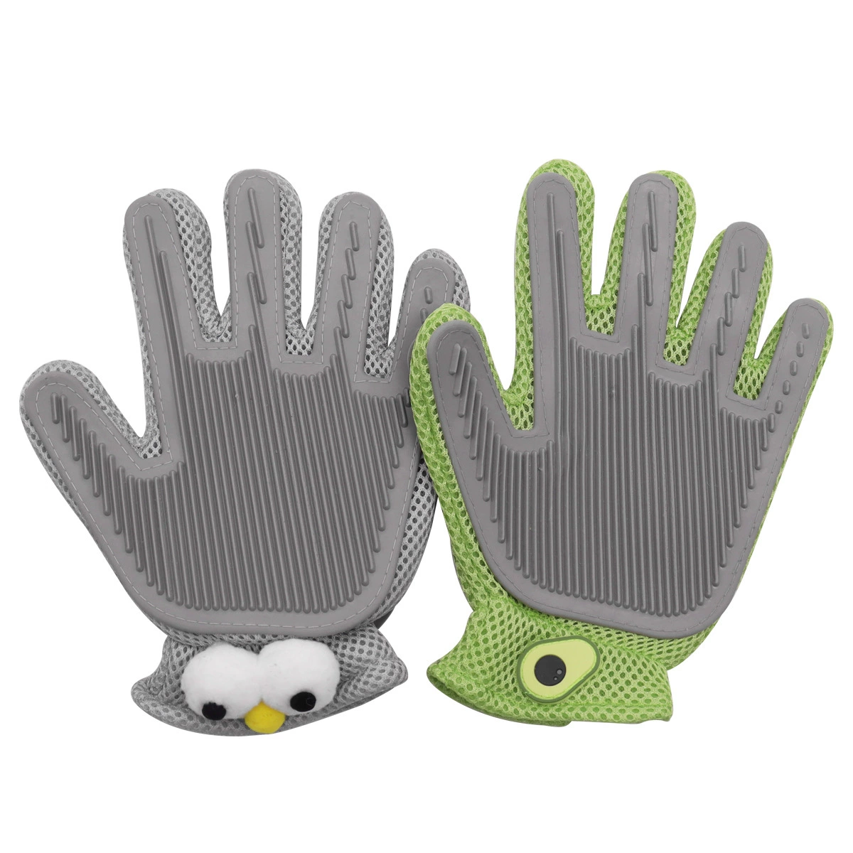 Очистка волос домашних животных, чтобы удалить плавающие волосы, кошачьи перчатки