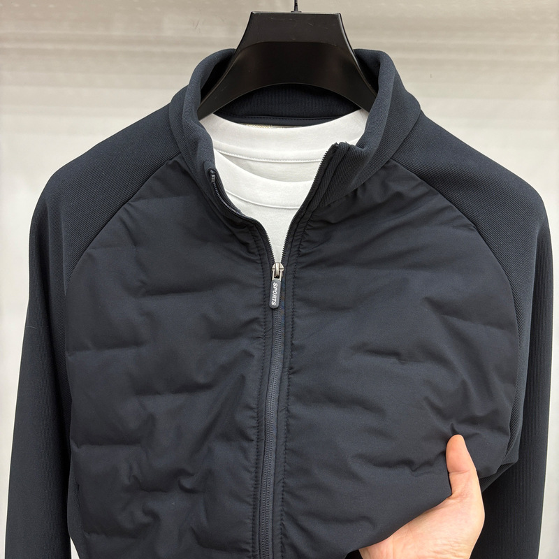 Tommy Genuine Autumn and Winter Sheep Wool Thickeneded Men's Jacket Jacket Men's New Splicing Cardigan Top