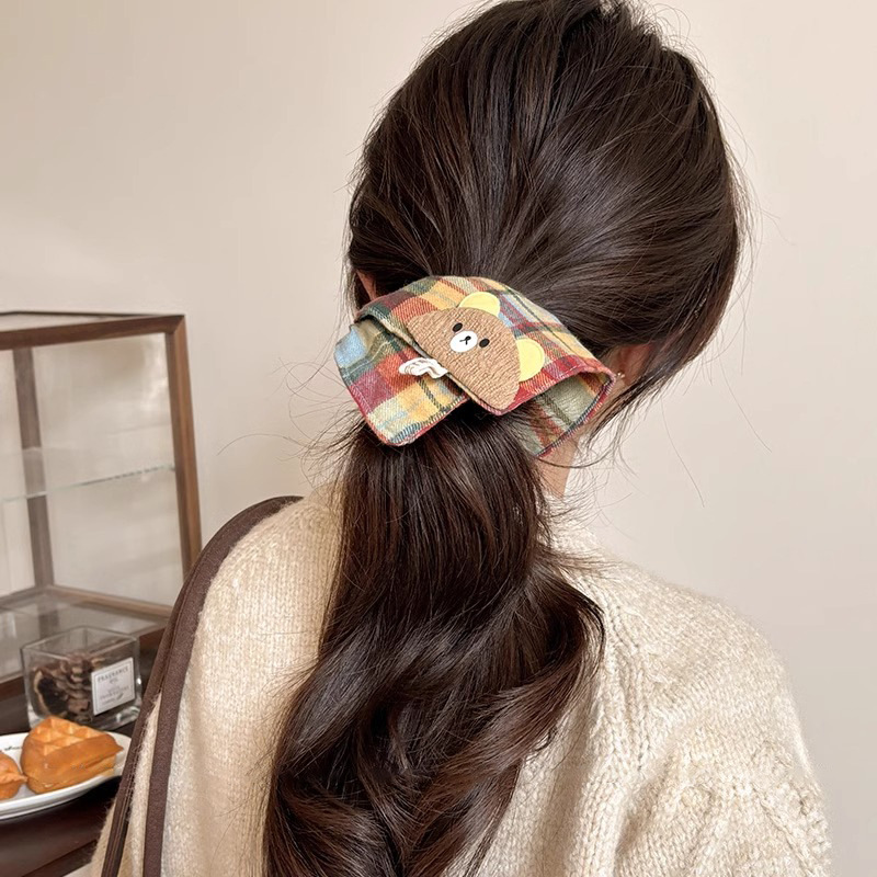 Cuadrado anillo de cabello de intestino grueso para mujeres toallas cuadradas para el cabello 2025 nuevo otoño y invierno de alta sensibilidad para el cabello de correa