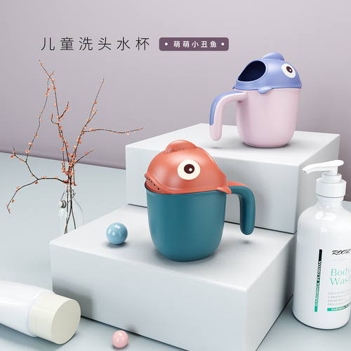 Baby Children Shower Head Bath Scoop Bath Ladle Water Scoop Plastic Apple Water Ladle Baby Products