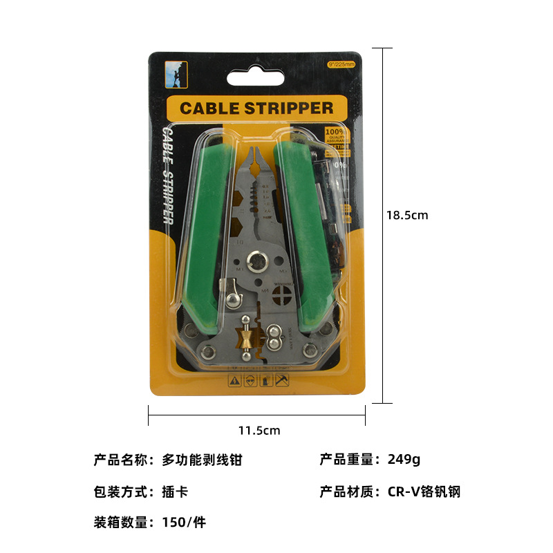 Alicates para pelacables Alicates para electricitadores multifuncionales Alicates manuales de grado industrial Alicates para cables que ahorran mano de obra Alicates para laminadores Alicates para pelar Alicates para cortar cables