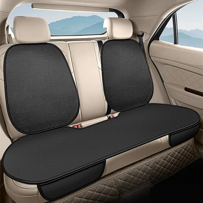 summer single-piece seat cushion: Seat cushion, seat cover - ky-ice-silk-mysterious-black-hook-eye-back-closure