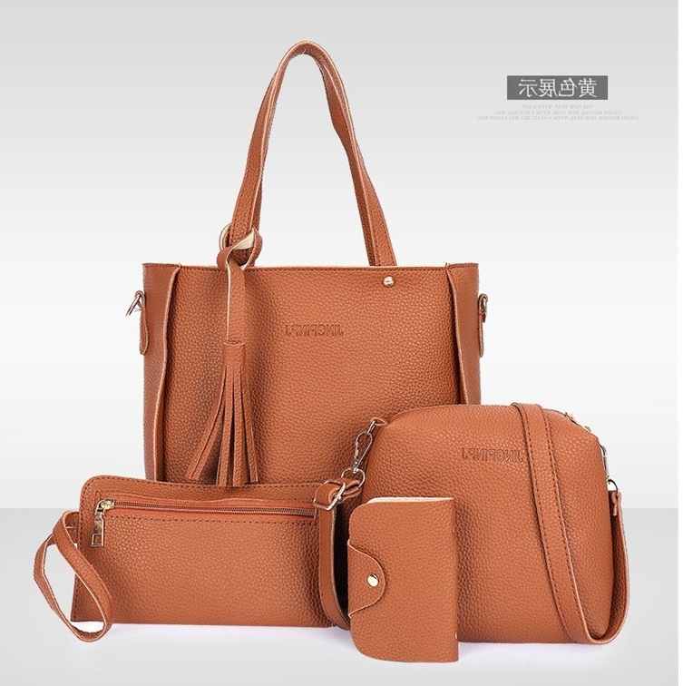 2018 Ladies fashion handbags women 4 set...