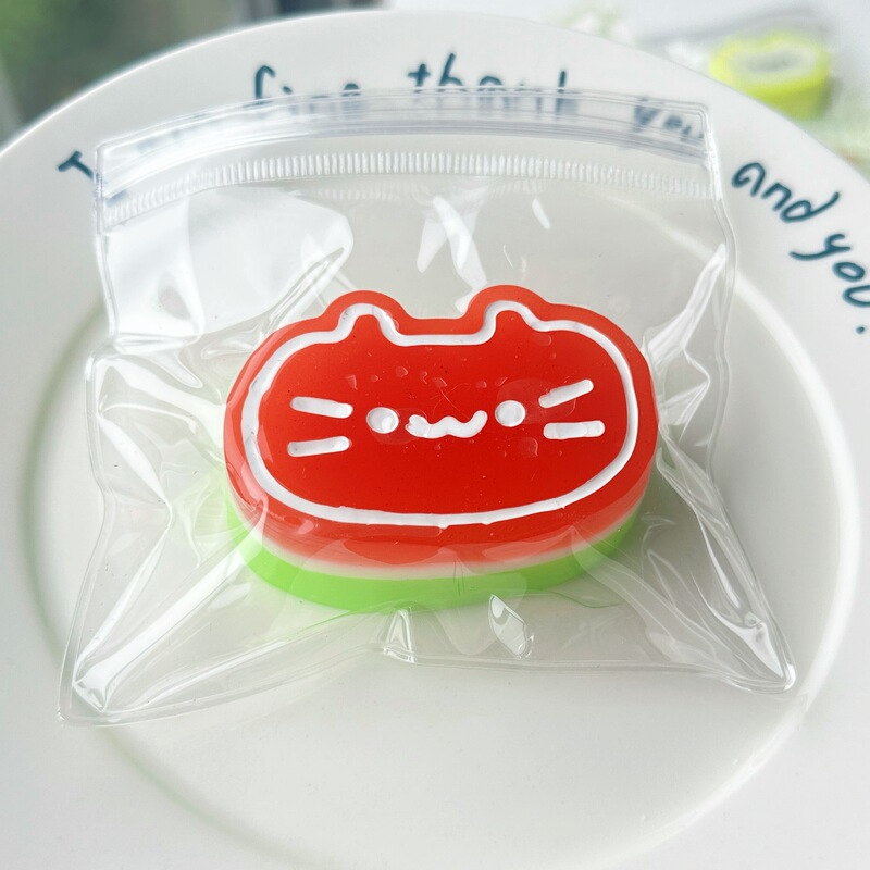 模擬食品玩具ブルーベリースフレープニッピング2色キャラメルプリンクリームケーキ高価値スローリバウンドおもちゃ|undefined