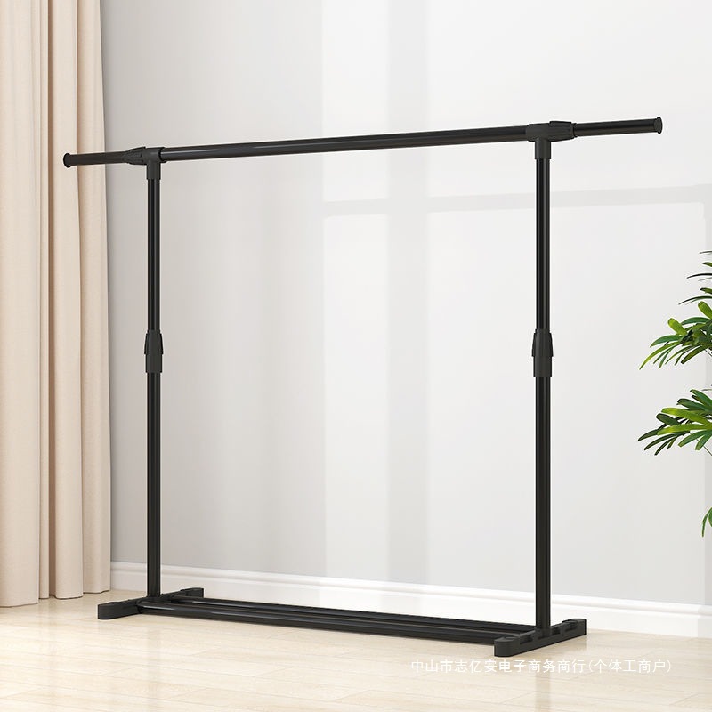 Simple Clothes Drying Rack Bedroom Floor-Standing Clothes Rack Indoor Clothes Drying Rod Clothes Rack Dormitory Floor-Standing Clothes Rack Wholesale Clothing Store
