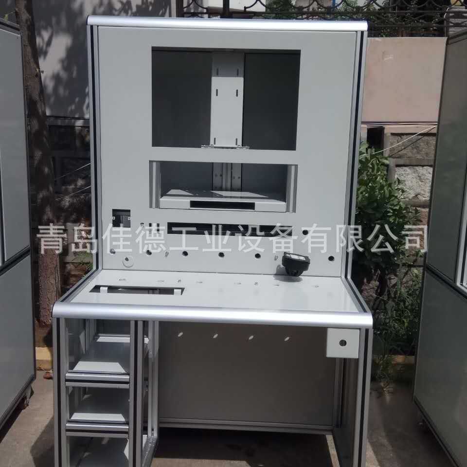 青岛烟台工业铝型材框架铝型材工作台潍坊工作桌铝合金维修办公桌