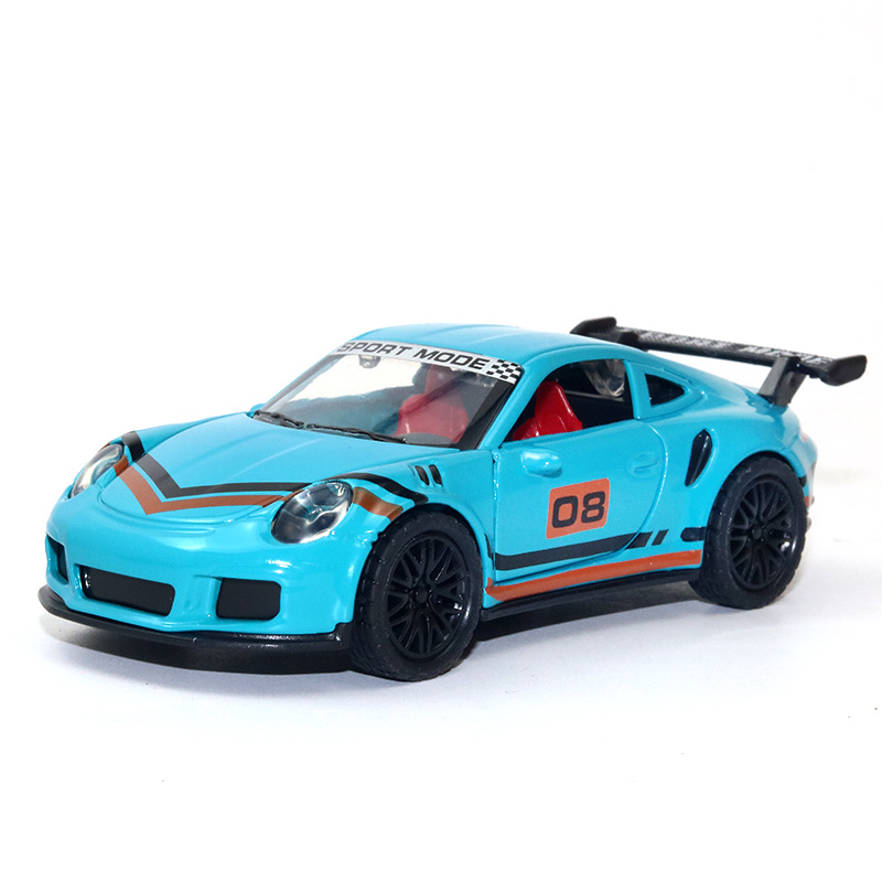 Return fuerza a granel aleación modelo de coche puerta abierta coche de juguete para niños niño decoración de pastel al por mayor