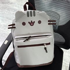 书包ins小众高中生初中生双肩包女中学生日系休闲包可爱胖吉猫背