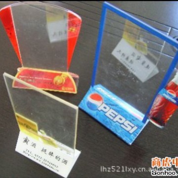 供应有机玻璃展架，压克力展架,表架,水晶架.亚克力强磁台签