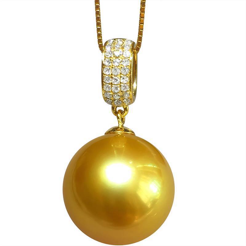 Gargantilla de perlas de lujo con cierre magnético para mujer_voghion.com