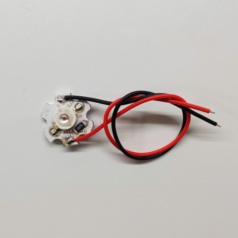 仿流明灯珠焊红黑线002