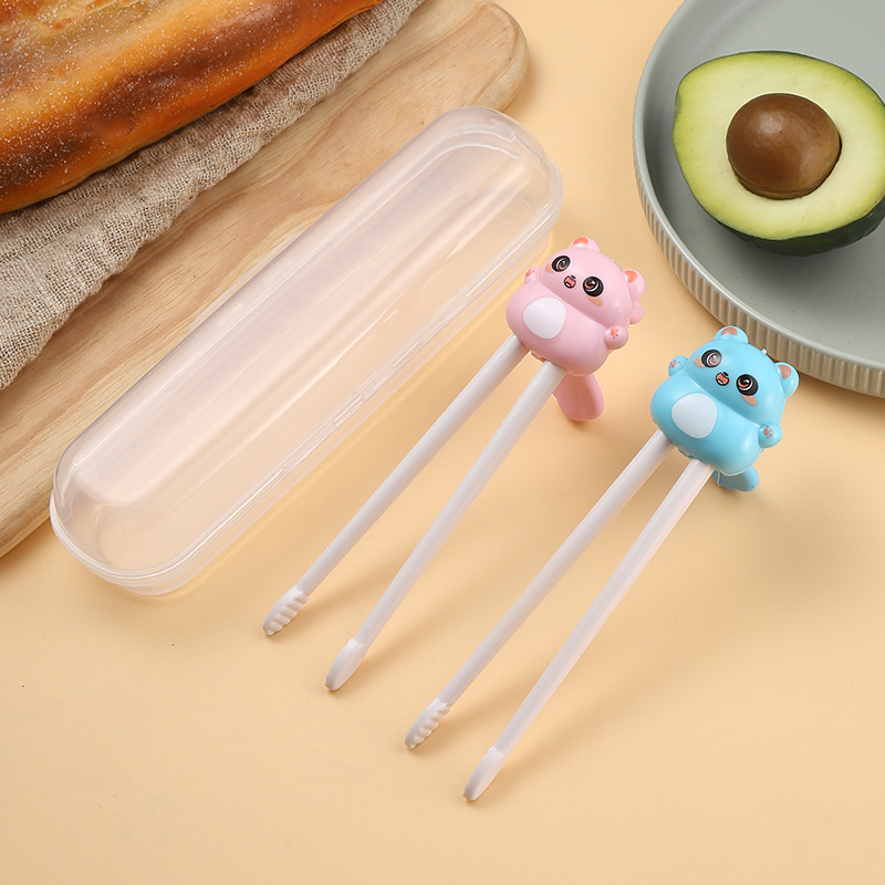 Baby tableware educational practice chopsticks baby training chopsticks children learning chopsticks cartoon eating chopsticks correction practice chopsticks